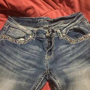 Grace in LA boot cut jeans